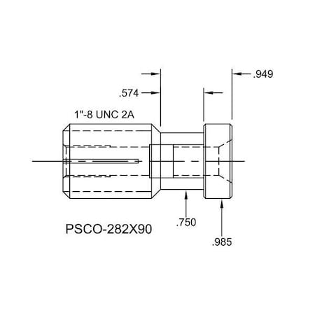 Tj Davies Co Coolant Through Retention Knob PSCO-282X90